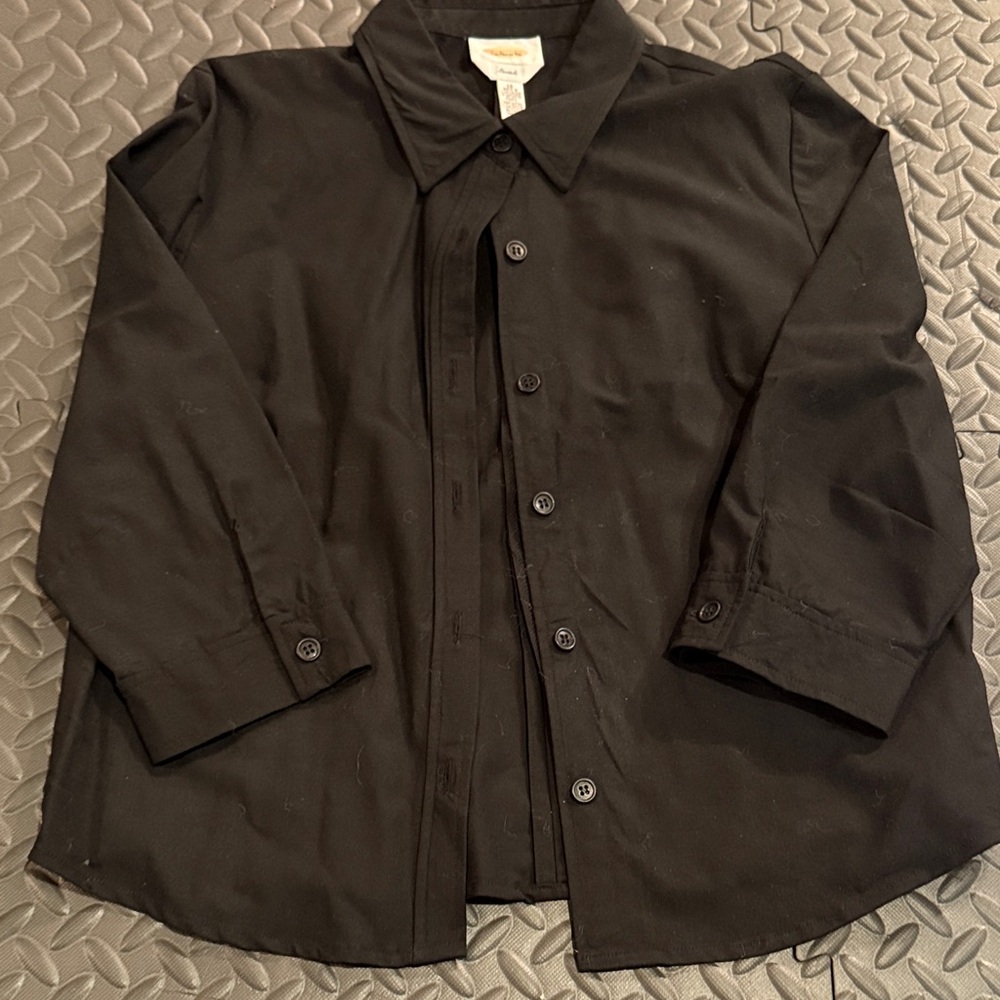 Classic Black button up - Talbots